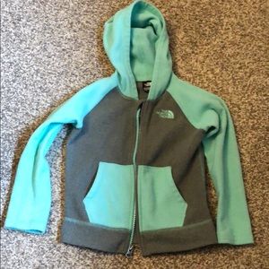 Girls Glacier zip up sweatshirt